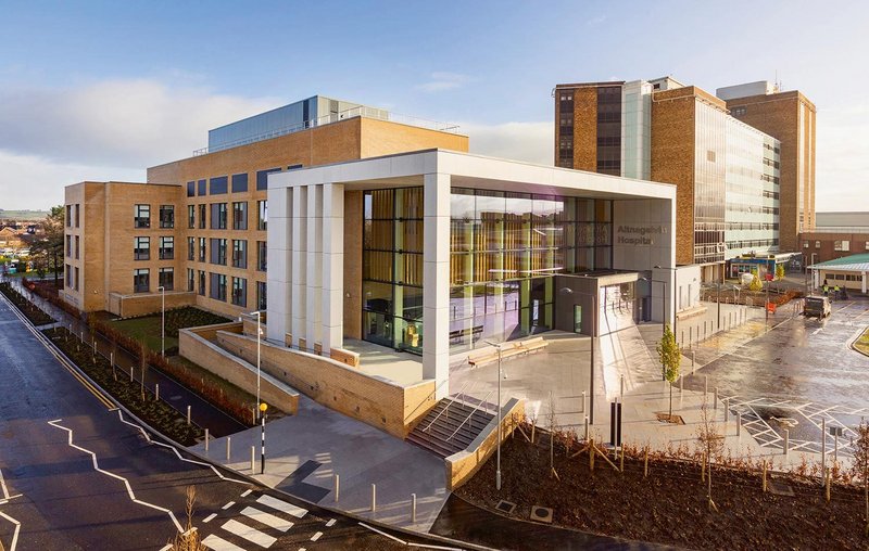 RIBA Northern Ireland Regional Award winner 2022: Altnagelvin Acute hospital, Londonderry. HLM Architects and Hall Black Douglas.