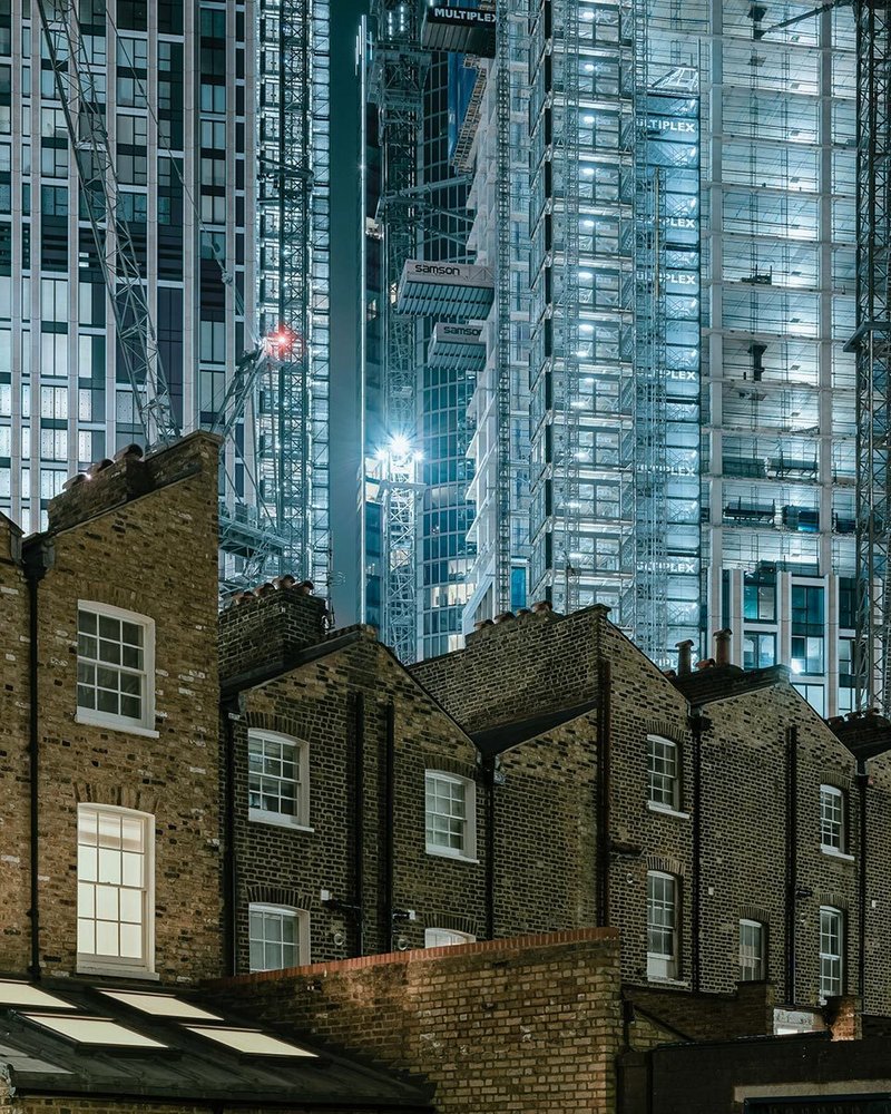 Urban Beings V,  London, 2021. Camera Nikon Z6 with 45mm shift lens