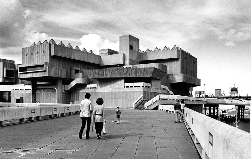 Hayward Gallery at the South Bank Centre, London, photographed in 1968.