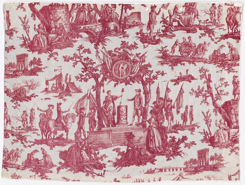 La fête de la Fédération textile 1790.