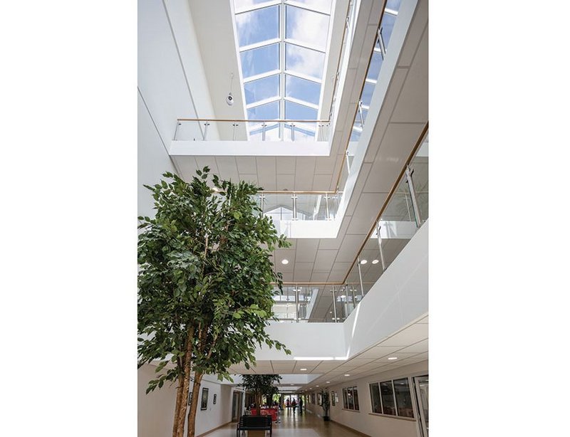 Modular skylights, Velux.