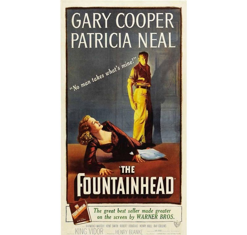 Film poster for The Fountainhead.