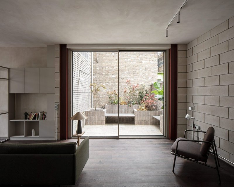 Main living area within the ground-floor flat.