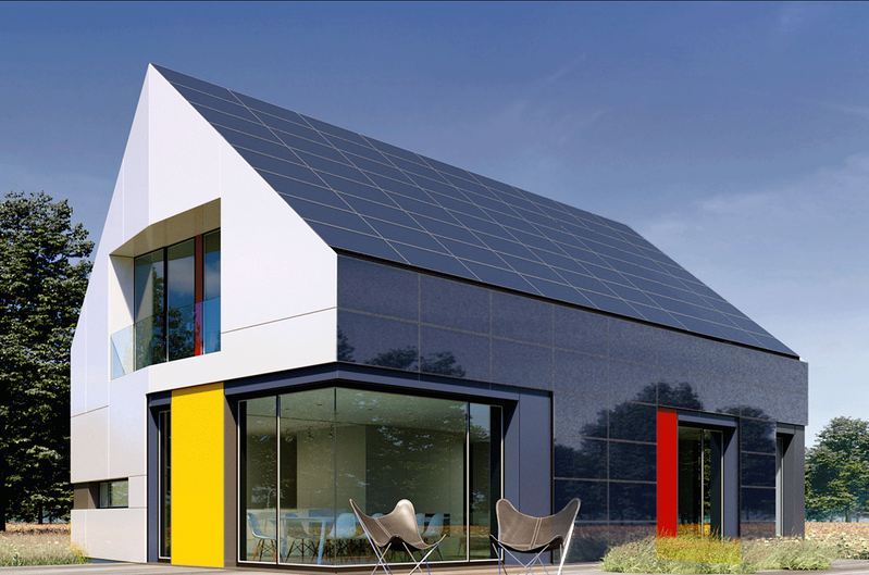 Affording housing in Poland with BEPV and fiber cement cladding