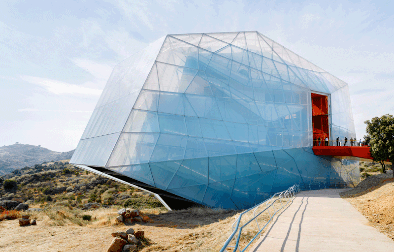 Plasencia Auditorium and Congress Centre, designed by SelgasCano, Plasencia, Spain, 2017.