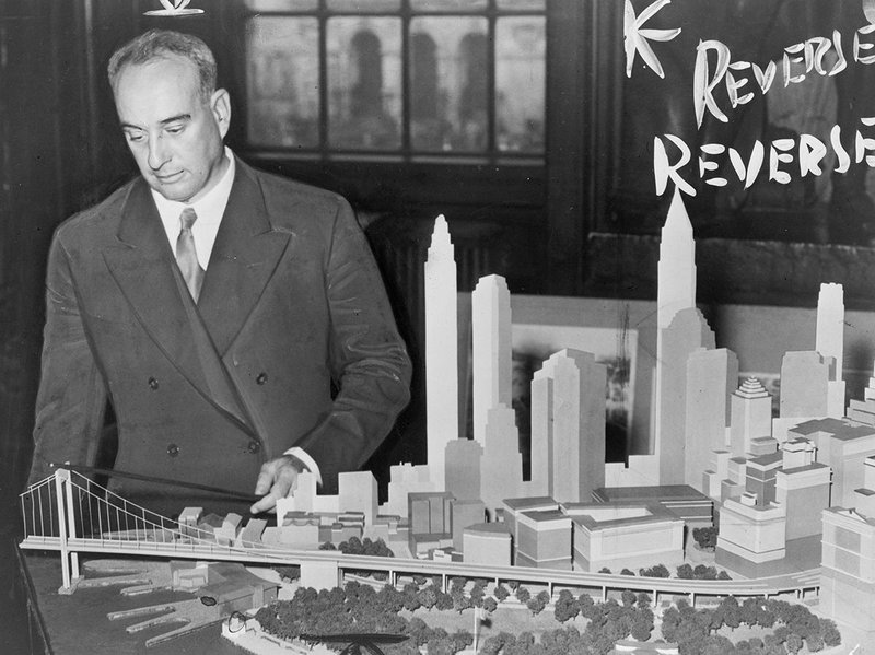 Robert Moses, the powerful head of New York urban renewal.