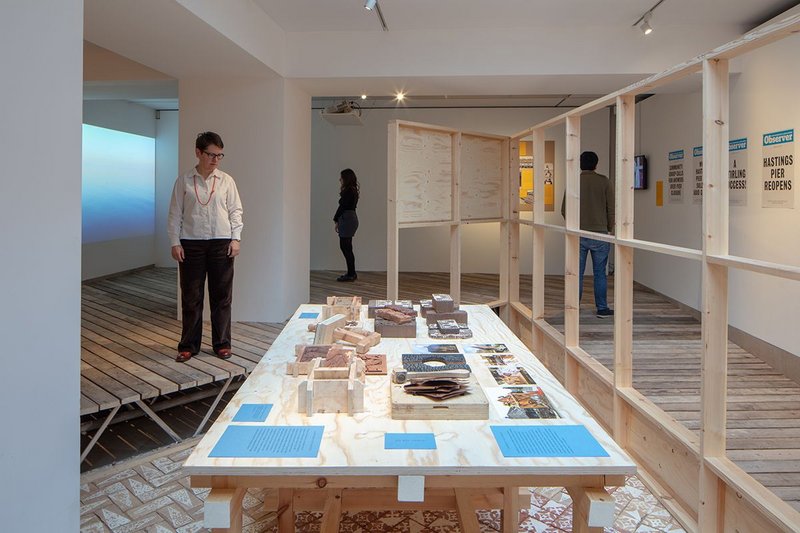 Installation view of Making it Happen – New Community Architecture, an exhibition at the RIBA.