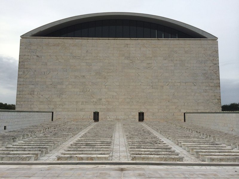 Palazzo dei Congressi, EUR, Rome; Adalberto Libera, 1938-54