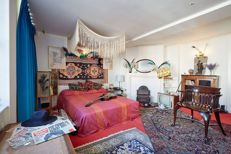 The main room of 23 Brook Street, now Handel & Hendrix in London.