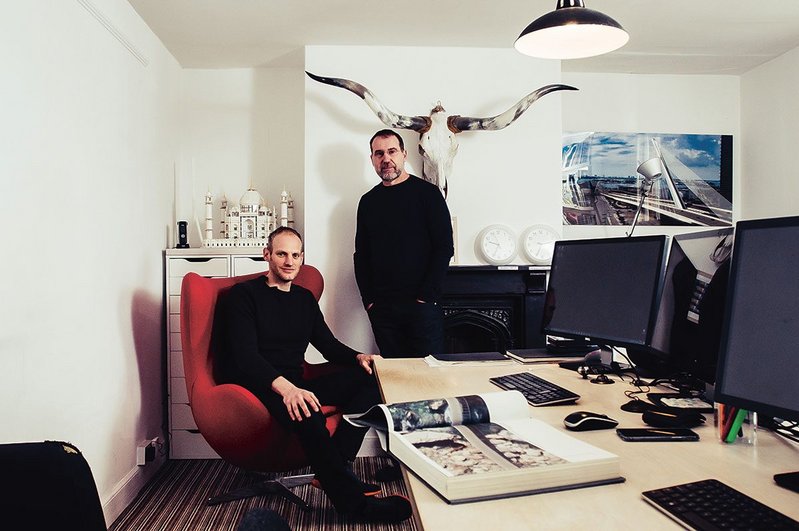 James Marks (left) and Keith Brownlie, spanning the world from Bridport.