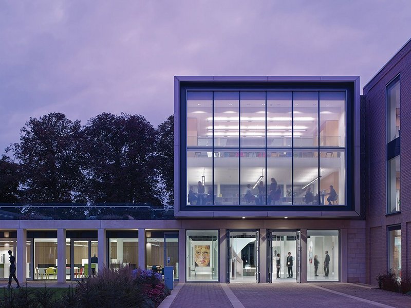 ORMS’ Science Block for Uppingham School incorporates a helical stair and a Foucault’s pendulum.