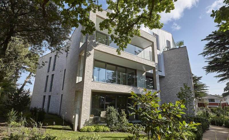 Vandersanden Antro facing brick at Woodlands by PegasusLife retirement development in Canford Cliffs, Poole, Dorset. Designed by Snug Architects.