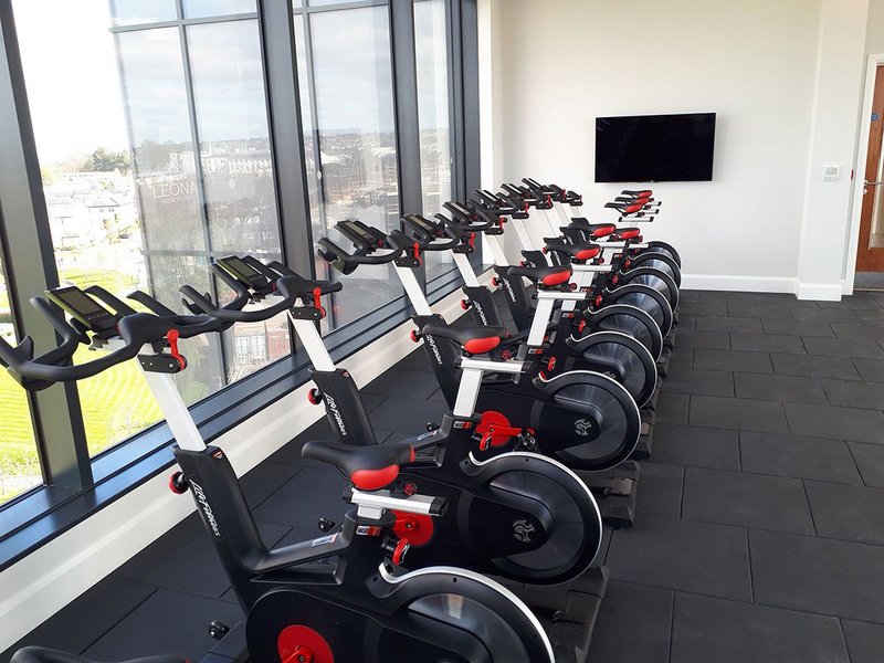 Gerflor Powershock 300 flooring has been fitted at the gym facilities on the top floor of the Honeypark development, Dublin.