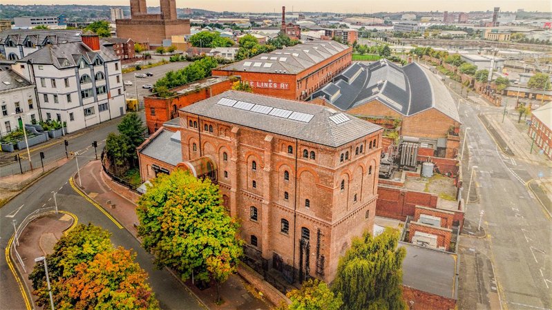 Shore Road pumping station in Birkenhead on The Wirral: Renovations include bespoke Stella rooflights.