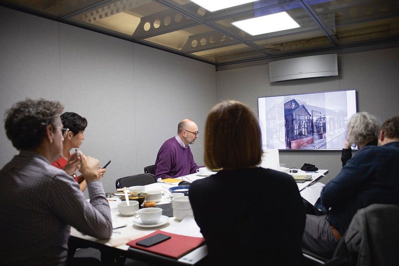 The MacEwen judges at BDP’s Clerkenwell offices.