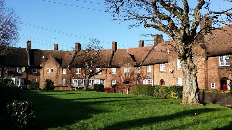 The arts and crafts Old Oak Estate in west London is the early ideal.