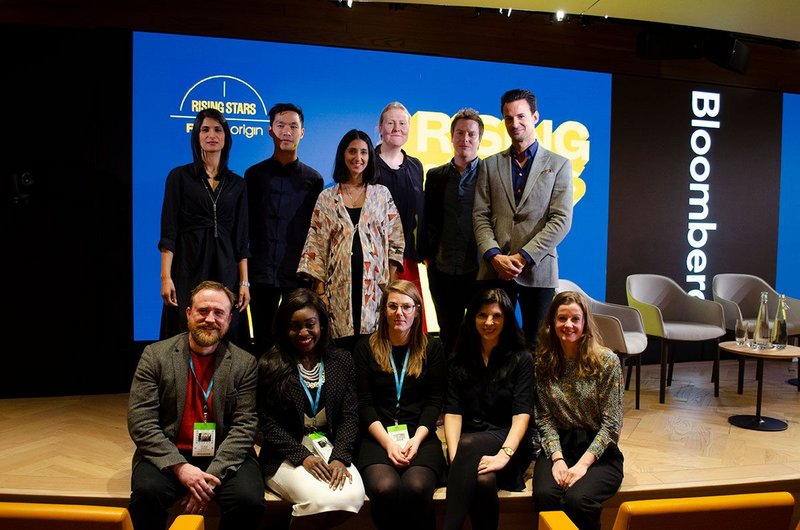 Rising Stars cohort, from top right: Kieren Mahjail, BDP; Jonathan Chan, Hawkins\Brown; Sahiba Chadha, Cullinan Studio; Eleanor Young, RIBA Journal; Chris Hildrey, Hildrey Studio; Ben Brocklesby, Origin; Derek Draper, Atomik Architecture; Tara Gbolade, Gbolade Design Studio; Hannah Constantine, David Kohn Architects; Emily Pallot, Ayre Chamberlain Gaunt; Isabelle Priest, RIBA Journal. And (missing) Benjamin Channon, Assael Architecture.