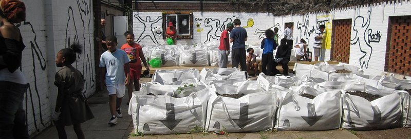 New vegetable garden to involve residents in the production of food.