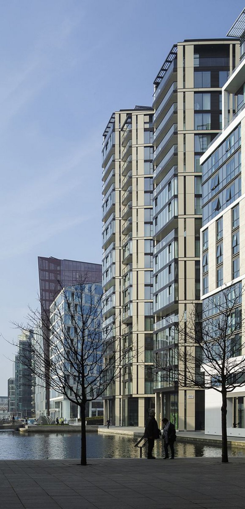 Robin Partington & Partners’ 3 Merchant Square at Paddington. Mark William-Jones was the project architect on the 21-storey tower for four years.