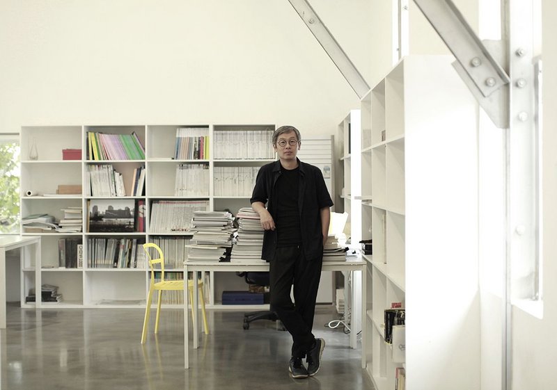 Liu Yichun, principal of Atelier Deshaus, in his studio in the West Bund of Shanghai.