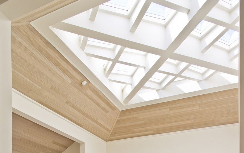 The Rooflight Company's bespoke solution for the project was a rooflight comprising 12 opening sections orientated in four directions.