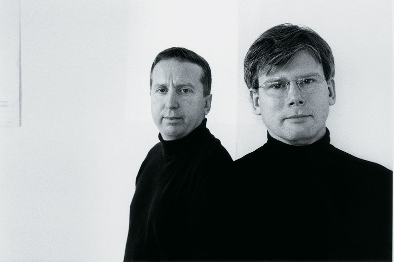 Bob Allies and Graham Morrison, photographed in the 1990s.