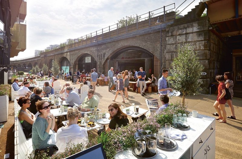 The railway arches have been converted into restaurants, cafés and an independent cinema.