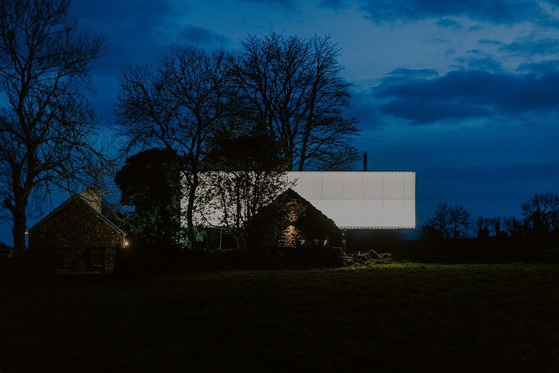 Architect Patrick Bradley’s Barneys Ruins might touch the ground lightly in many respects but by night it acts as a beacon.