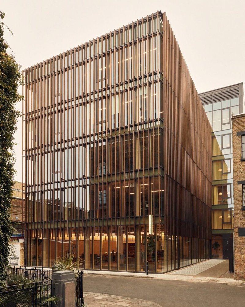 The Black & White Building was recognized as a ‘pioneering achievement’ of timber construction in the Wood Awards 2023, where it was a double winner. Photographer: Jake Curtis