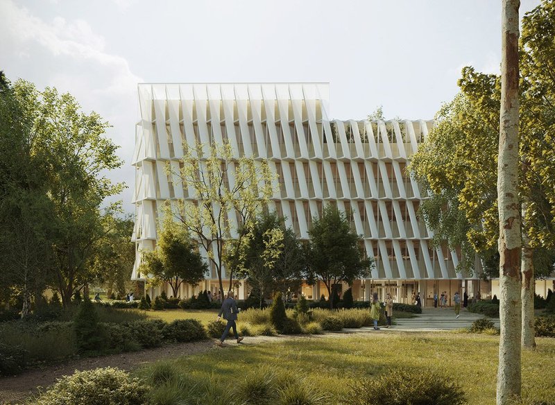 Allies and Morrison’s Plot 440 proposal for Cambridge Science Park was developed through strong communication between the design team and the project management team to ensure cost and carbon considerations were aligned.