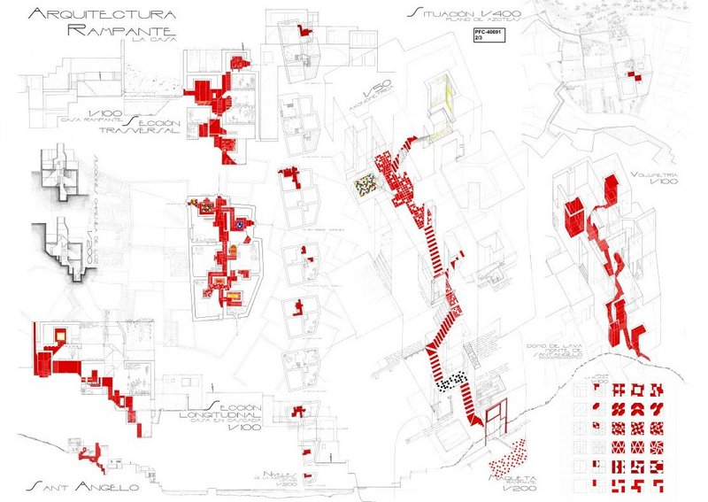 Final Degree Project winner: ‘Rampant architecture. The town and the home’ by Marta Millanes Sánchez from Toledo School of Architecture.