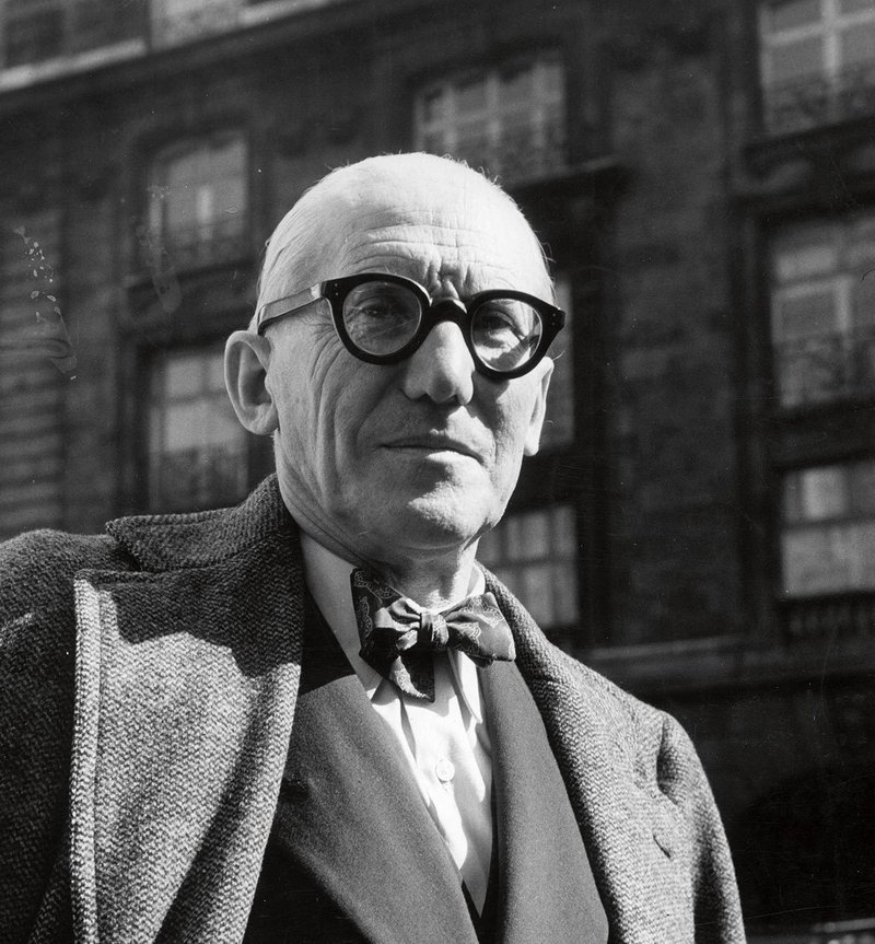 Le Corbusier, photographed by Sam Lambert in 1950