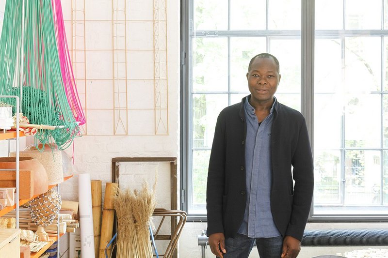 Diebédo Francis Kéré in his studio in Berlin.