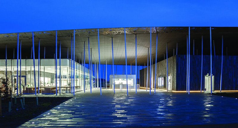 On arrival, the ticketing booth is straight ahead, café and shop on the left, and museum and toilets on the right.