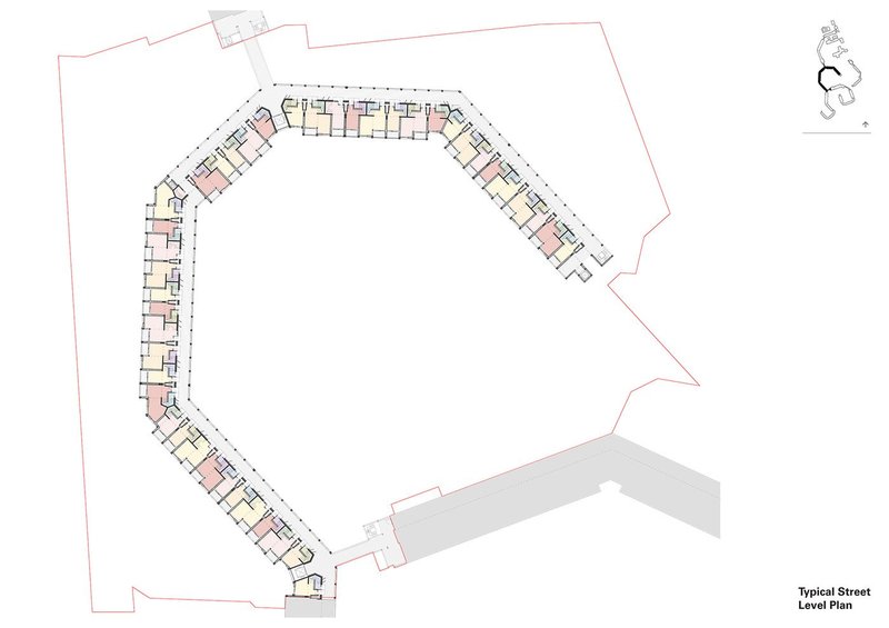 Street level plan.