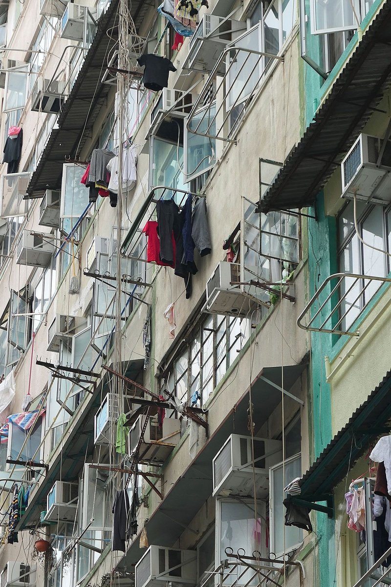 Hyper-dense living in the Mong Kok district, inspiration for Blade Runner.