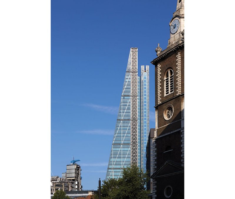 Eastern profile of The Leadenhall Building.