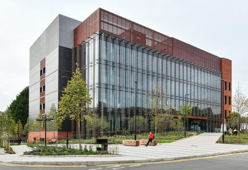 Associated Architects' Molecular Sciences Building was completed in October 2023 for the Schools of Chemistry, Geography, Earth and Environmental Sciences at the University of Birmingham.