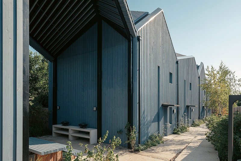 Boehm Lynas’ The Arbour is 10 zero-waste, carbon-negative, net-energy-positive houses in Walthamstow, London.