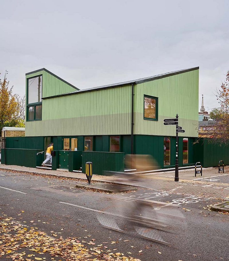 Studios face Albion Street and Old Railway Walk.