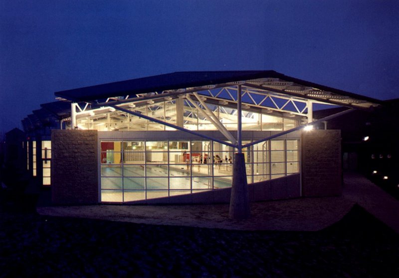 Colne Swimming Pool, Pendle, winner of the 1992 Royal Fine Art Commission/Sunday Times Building of the Year Award.