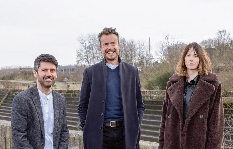 O’DonnellBrown’s three directors (from left): Michael Dougall, Sam Brown and Jennifer O’Donnell.