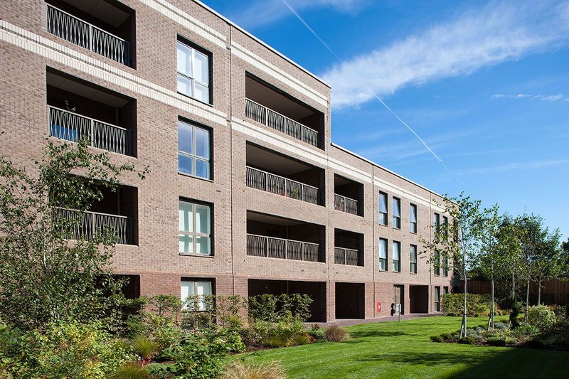 Velfac acoustic protection at the trackside location of Barratt London's Catford Green residential development in south London.