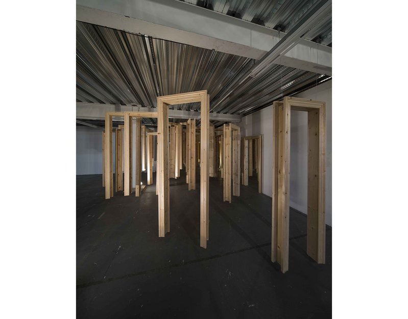 Sean Griffiths: Piece for 53 Door Frames and 10 Mirrors.