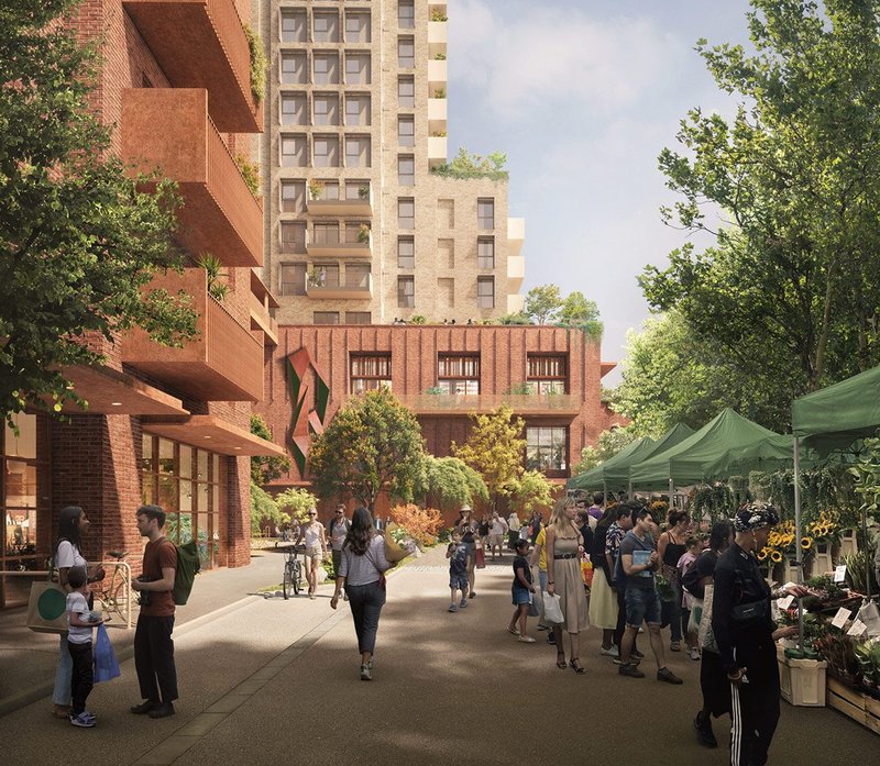 Tenure-blind affordable homes are part of the build to rent plan for the John Lewis Partnership.