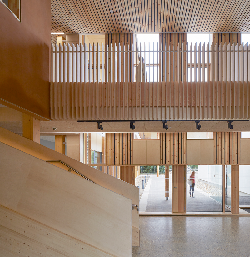 The beautiful calm of connective space at Architype’s UEA Enterprise Centre, Norwich.