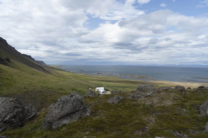 Nýp cultural retreat sits on the Skarðsströnd coast in west Iceland.