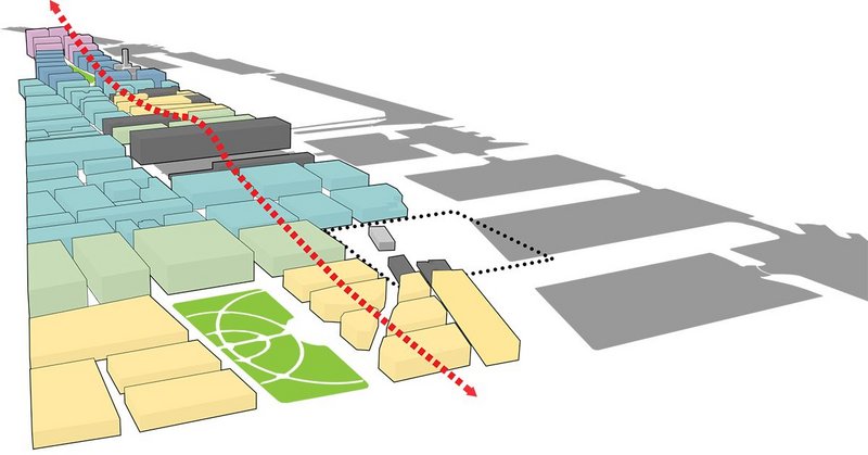 View along the corridor traditionally known as Ten Streets and the areas alongside that will be part of the spatial regeneration framework by shedkm.