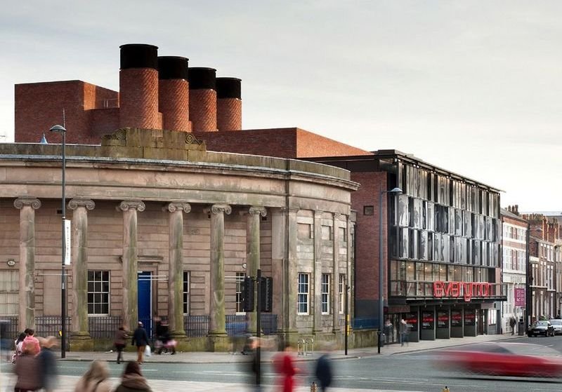 The 2014 Stirling Prize winner by Haworth Tompkins was the Everyman Theatre in Liverpool which made great use of recycled materials and natural ventilation.