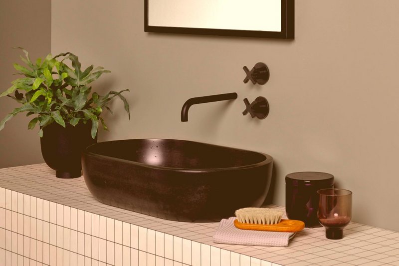 The Poured Project's Ark is the newest addition to its basin range. Available in a variety of colours, it is shown here in Black.